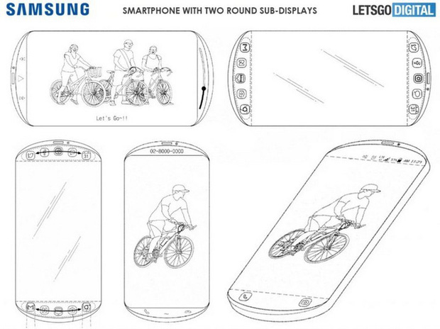 Lộ ý tưởng smartphone mới của Samsung tận 3 màn hình, thiết kế tròn vành vạnh chưa từng có - Ảnh 2.
